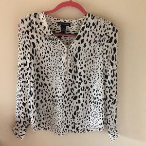 I.N.C Leopard Blouse